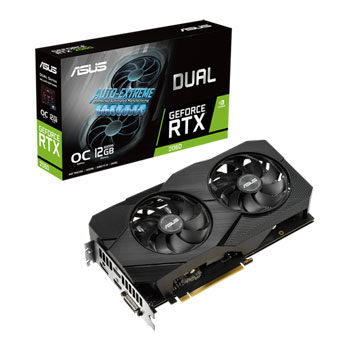 ASUS NVIDIA GeForce RTX 2060 DUAL EVO OC 12GB Ampere Graphics Card : image 1