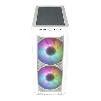 CoolerMaster HAF 500 White ARGB Mid Tower PC Case : image 3