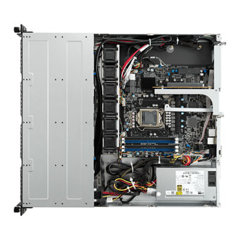 ASUS 1U Rackmount 4-Bay RS300 E11 PS4/350W Xeon E Barebone Server : image 3