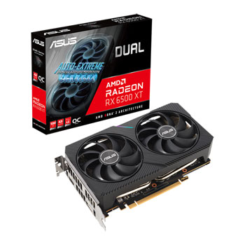 ASUS AMD Radeon RX 6500 XT DUAL OC 4GB Graphics Card : image 1