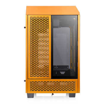 Thermaltake The Tower 100 Metallic Gold Mini Chassis Tempered Glass PC Gaming Case : image 3