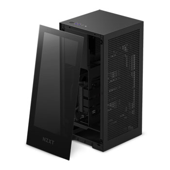 NZXT Black H1 V2 Mini-ITX Windowed PC Gaming Case w/ 750W PSU & AIO : image 2