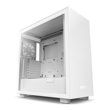 NZXT H7 White Mid Tower Tempered Glass PC Gaming Case : image 1