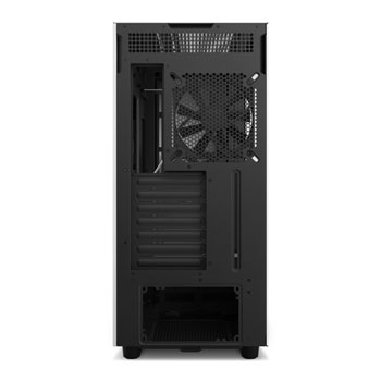 NZXT H7 Black/White Mid Tower Tempered Glass PC Gaming Case : image 4