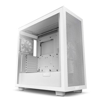 Biskop den første Anbefalede NZXT H7 Flow White Mid Tower Tempered Glass PC Gaming Case LN123431 -  CM-H71FW-01 | SCAN UK