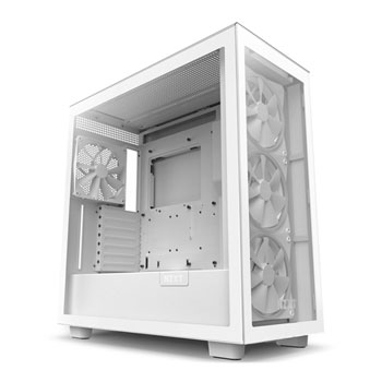 NZXT H7 Elite White Mid Tower Tempered Glass PC Gaming Case