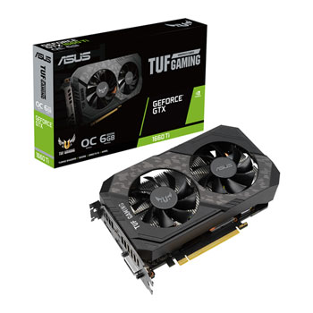 ASUS NVIDIA GeForce GTX 1660 Ti EVO OC 6GB TUF GAMING Turing Graphics Card : image 1