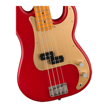 Squier - 40th Anniversary Precision Bass, Vintage Edition, Satin Dakota Red : image 2
