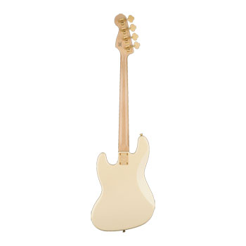 Squier - 40th Anniversary Jazz Bass, Gold Edition (Olympic White) : image 4