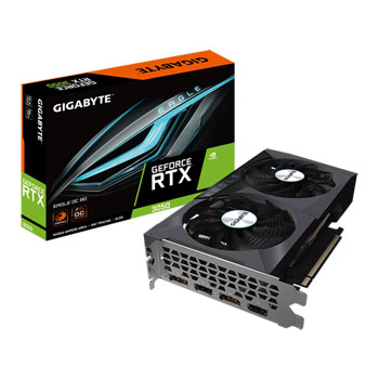 Gigabyte NVIDIA GeForce RTX 3050 8GB EAGLE OC Ampere Graphics Card