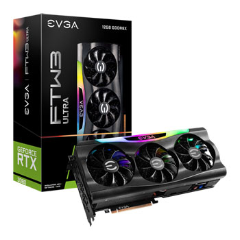 EVGA NVIDIA GeForce RTX 3080 FTW3 Ultra Gaming 12GB Ampere Graphics Card : image 1