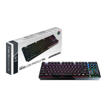 MSI Vigor GK50 Mechanical Low Profile TKL RGB Gaming Keyboard : image 1