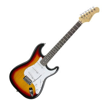 Fairclough - S-Style Electric Guitar Sunburst SSS