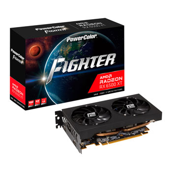 PowerColor AMD Radeon RX 6500 XT Fighter OC 4GB Graphics Card
