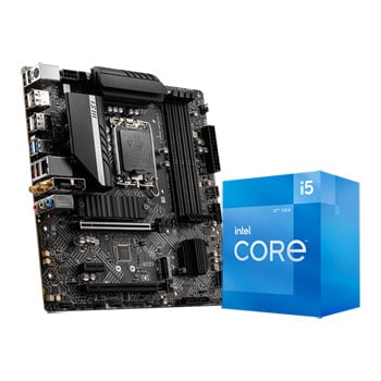 MSI PRO B660M-A WIFI DDR4 + Intel Core i5 12400 CPU Bundle