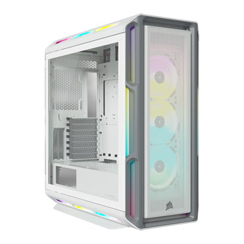 Corsair iCUE 5000T RGB White Mid Tower Tempered Glass PC Gaming Case : image 1
