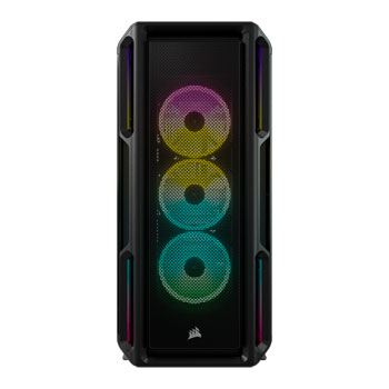Corsair iCUE 5000T RGB Black Mid Tower Tempered Glass PC Gaming Case : image 3
