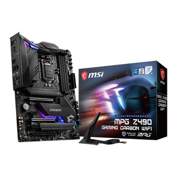 MSI MPG Intel Z490 GAMING CARBON WIFI Open Box ATX Motherboard