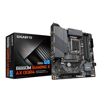 Gigabyte Intel B660M GAMING X AX DDR4 PCIe 4.0 mATX Motherboard