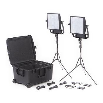 Litepanels Astra 3X Bi-Colour LED Panel Traveler Duo V Mount Kit