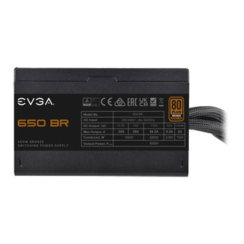 EVGA 650 BR 650W 80+ Bronze Power Supply : image 3