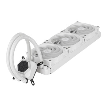 SilverStone PermaFrost ARGB All In One 360mm Intel/AMD White CPU Water Cooler : image 2