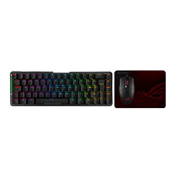 Asus ROG Falchion Wireless 65% Keyboard with Strix Impact II Mouse + Scabbard II Pad : image 1