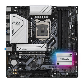 ASRock Intel Z590M Pro4 Open Box MicroATX Motherboard : image 2