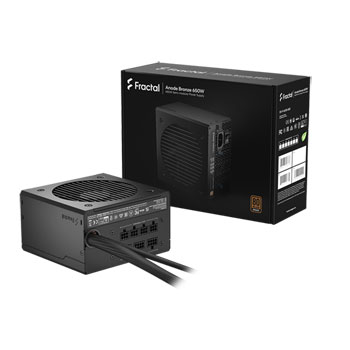 Fractal Design Anode 80+ Bronze 650 Watt Semi-Modular Power Supply/PSU