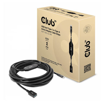 Club3D 10M USB Type-C to Type-A Active Adapter Cable : image 1