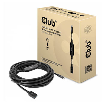 Photos - Cable (video, audio, USB) Club-3D Club3D 10M USB Type-C to Type-A Active Adapter Cable 