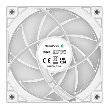 DeepCool FC120 White 120mm ARGB Chassis Fan - 3 Pack : image 4