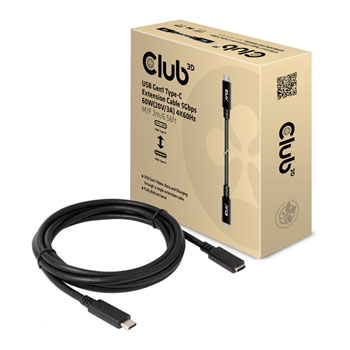 Photos - Cable (video, audio, USB) Club-3D Club3D 2M USB Gen 1 Type-C Extension Cable 