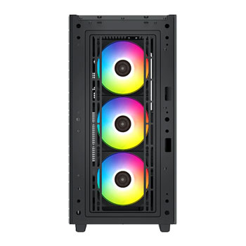 DeepCool CK560 Tempered Glass Black Mid Tower Gaming Case inc 3x ARGB Fans : image 3