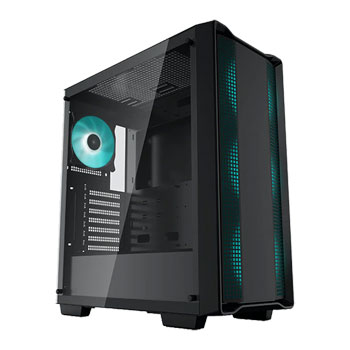 DeepCool CC560 Tempered Glass Black Mid Tower PC Gaming Case : image 1