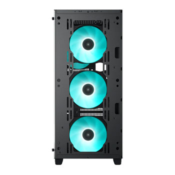 DeepCool CC560 Tempered Glass Black Mid Tower PC Gaming Case : image 3