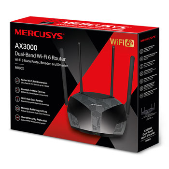 Mercusys MR80X WiFi 6 Dual-Band Gigabit Router : image 4