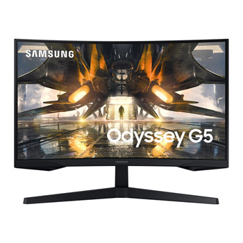 Samsung 27" Odyssey G5 165Hz WQHD FreeSync Premium Curved Gaming Monitor : image 2