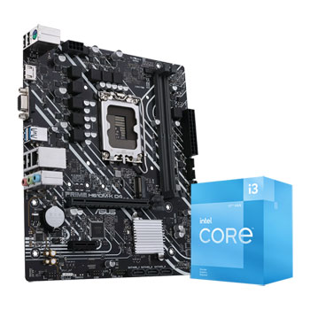 ASUS PRIME H610M-K D4 + Intel Core i3 12100F CPU Bundle : image 1