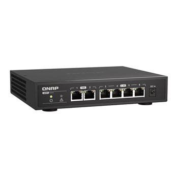 QNAP QSW-2104-2T 6 Port Unmanaged Desktop Switch 2x 10GbE, 4x2.5GbE Ports : image 3