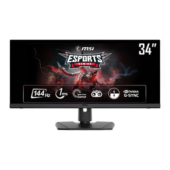 MSI 34" UltraWide Quad HD 144Hz 1ms G-SYNC Compatible Gaming Monitor : image 1