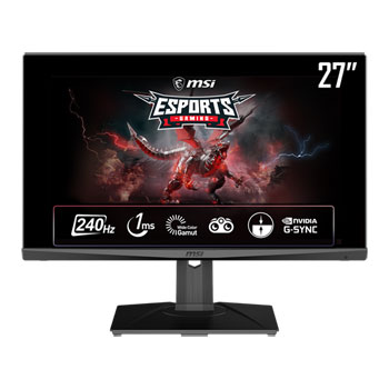 MSI 27" Quad HD 240Hz 1ms IPS G-SYNC Compatible HDR Gaming Monitor : image 1