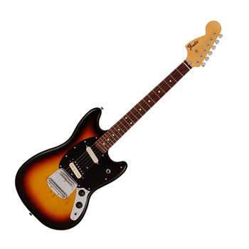 Fender - Ltd Ed MIJ Traditional Mustang Reverse Headstock 3 Tone Sunburst : image 1