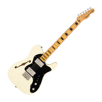 Squier - Classic Vibe '70s Tele Thinline - Olympic White : image 1