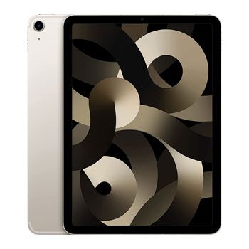 Apple iPad Air 5th Gen 10.9" 64GB Starlight WiFi + Cellular Tablet : image 1