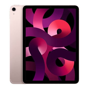 Apple iPad Air 5th Gen 10.9" 64GB Pink WiFi + Cellular Tablet : image 1