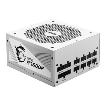MSI MPG A750GF White 750W 80+ Gold Fully Modulay Power Supply/PSU : image 2