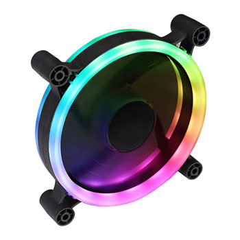 CiT Raider Dual Ring Rainbow RGB 12cm Fan : image 1