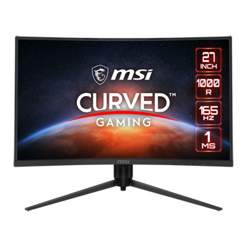 MSI 27" Quad HD 165Hz Curved FreeSync Premium VA Gaming Monitor