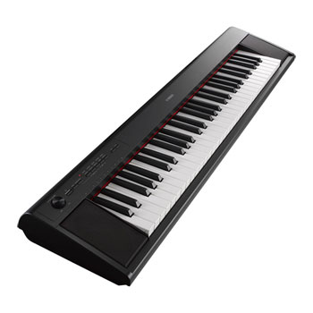 Yamaha - NP-12, Portable Piano-Style Keyboard (Black) : image 1